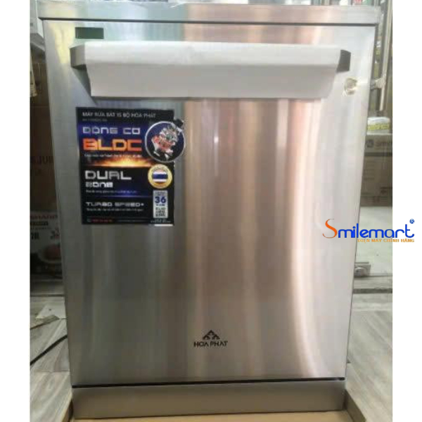 Máy rửa bát 15 bộ Hòa Phát HD F1508EBS.TM - Sản xuất tại Thái Lan - Bảo hành 36 tháng