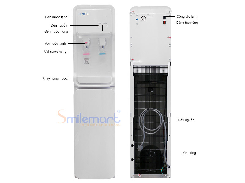 Cây nước nóng lạnh KAROFI GD-500