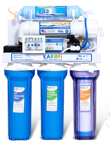 Máy lọc nước Karofi 8 lõi bình áp thép (Không tủ)