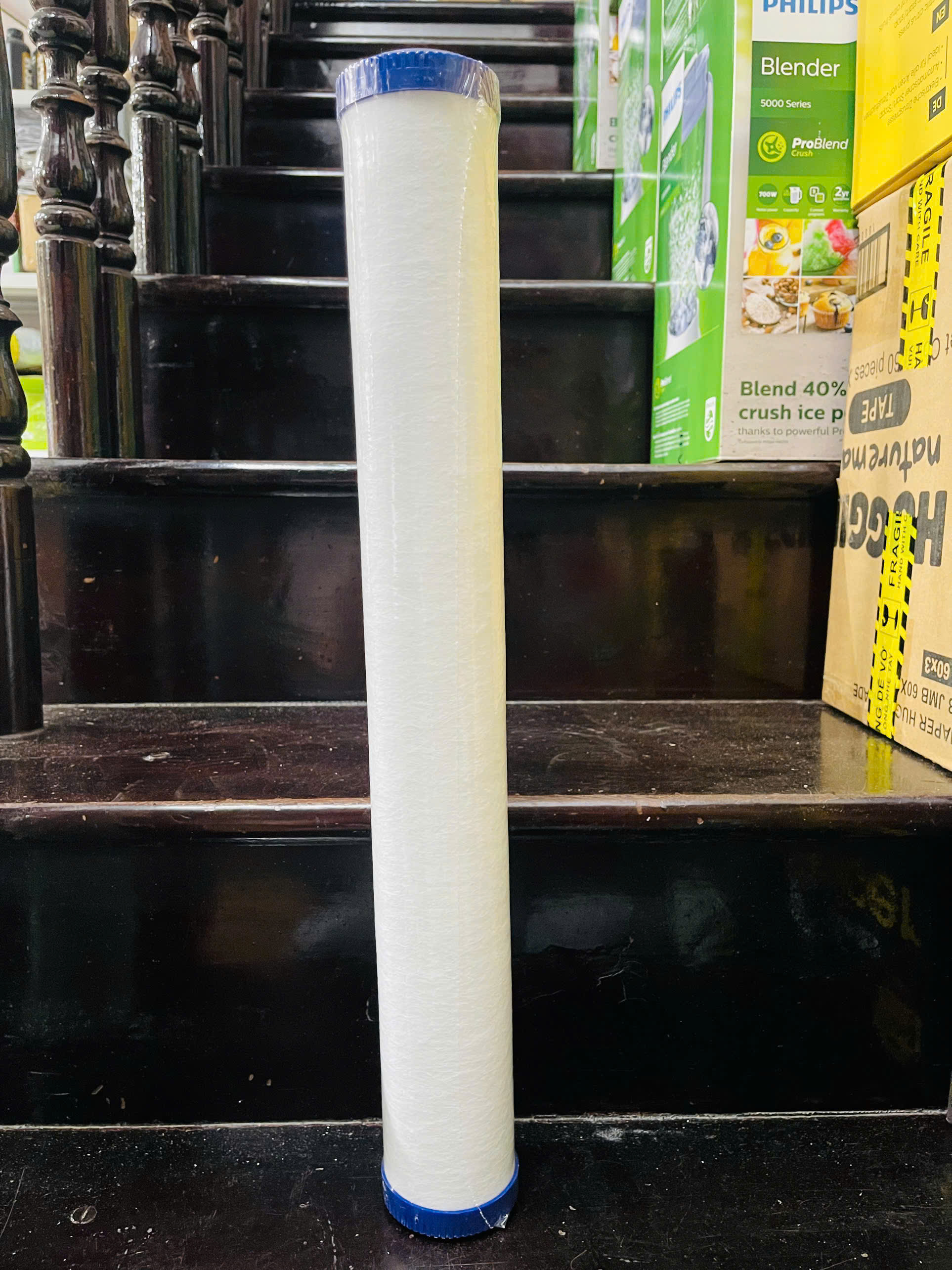 Bộ 3 lõi lọc thô 20inch máy lọc nước bán công nghiệp Hòa Phát HPT725 - Lọc sạch cặn bẩn, khử mùi, bảo vệ hệ thống RO