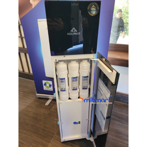 ( Miễn phí lắp đặt + tặng lõi thô) Máy lọc nước RO nóng nguội lạnh Hòa Phát HPN692 siêu mỏng, 10 lõi lọc - Bảo hành 36 tháng