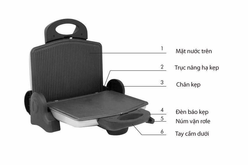 Kẹp Nướng Điện Tiross TS9653