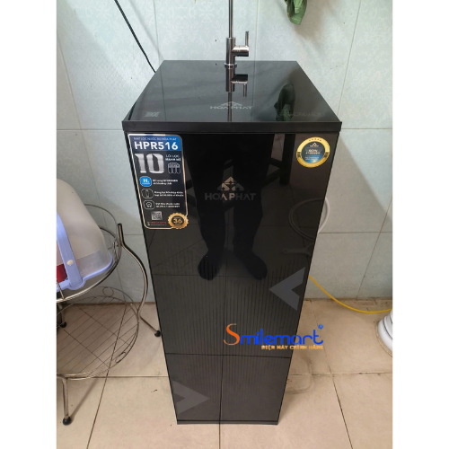 ( Miễn phí lắp đặt + Tặng 3 lõi lọc thô) Máy lọc nước RO tủ đứng Hòa Phát HPR516 10 lõi lọc - Bảo hành 36 tháng