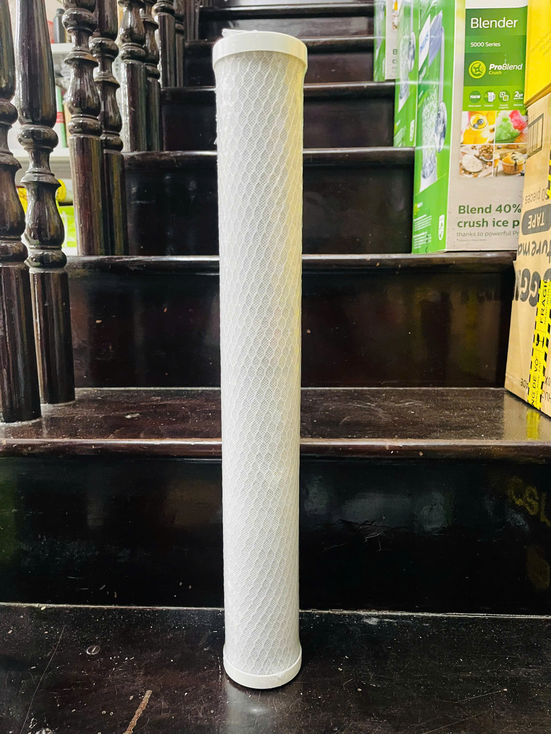 Bộ 3 lõi lọc thô 20inch máy lọc nước bán công nghiệp Hòa Phát HPT725 - Lọc sạch cặn bẩn, khử mùi, bảo vệ hệ thống RO
