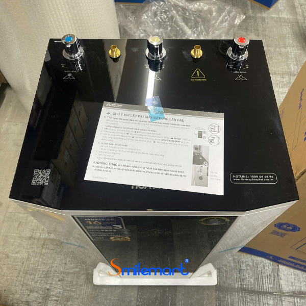 (Miễn phí lắp đặt) Máy lọc nước RO nóng lạnh Hòa Phát HPN625 10 lõi lọc, chíp điện tử