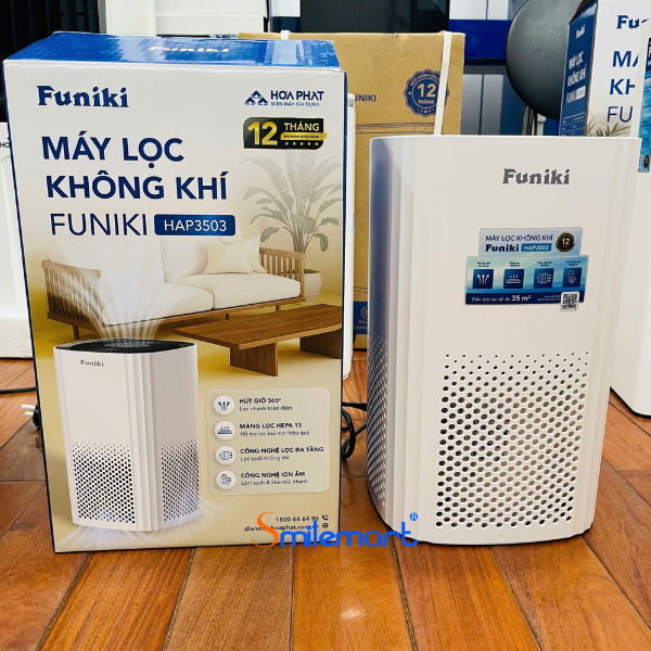 Máy lọc không khí Funiki HAP3503 diện tích lọc 35 m2, 3 chế độ quạt, bảo hành 24 tháng