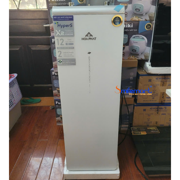 ( Miễn phí lắp đặt + Tặng lõi lọc thô)Máy lọc nước Hòa Phát Hydrogen ion kiềm RO HyperS HPA856 / HPA855 12 lõi lọc, bảo hành 36 tháng