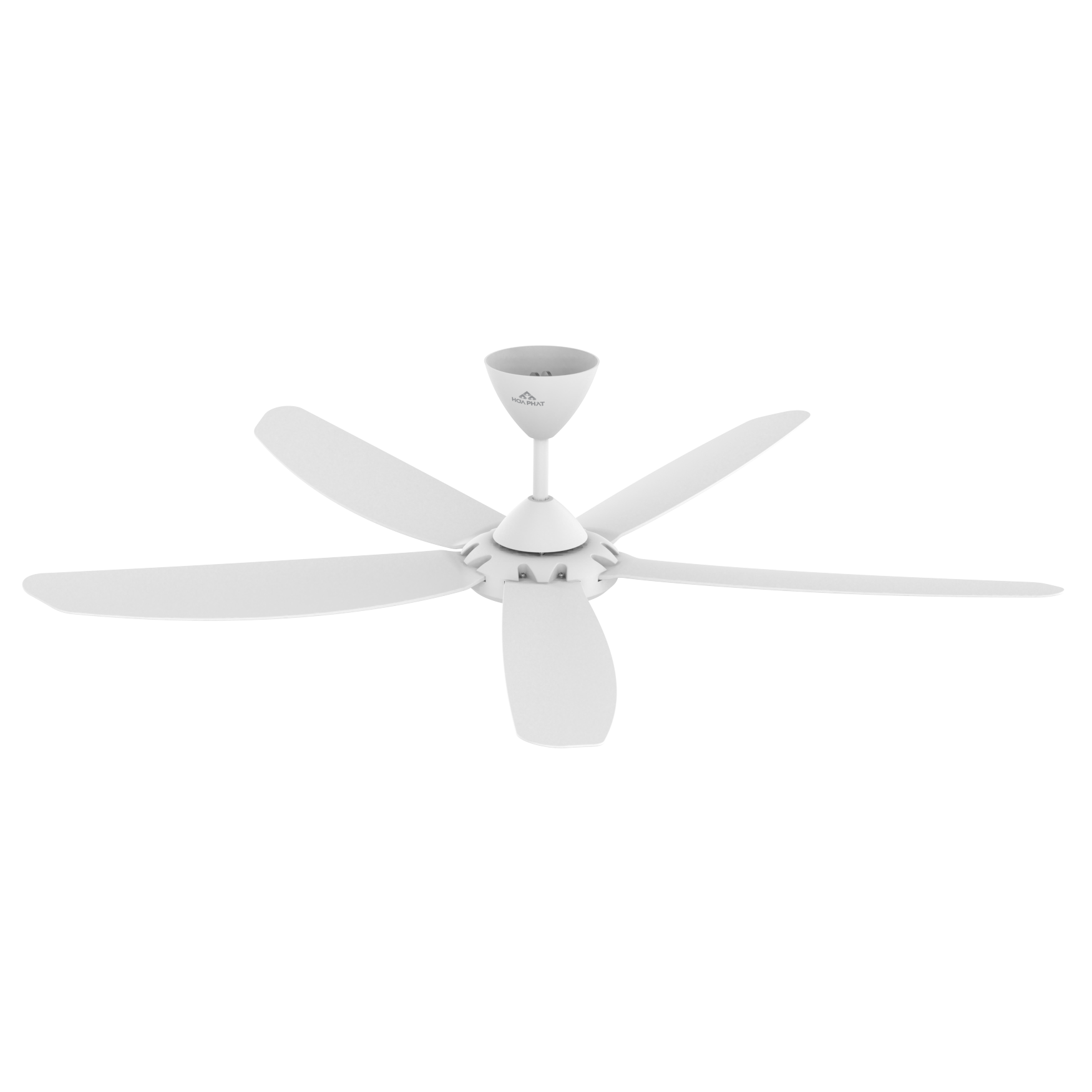 Quạt trần Hòa Phát HQC14201DR màu trắng, động cơ đồng, điều khiển từ xa, bảo hành 14 tháng