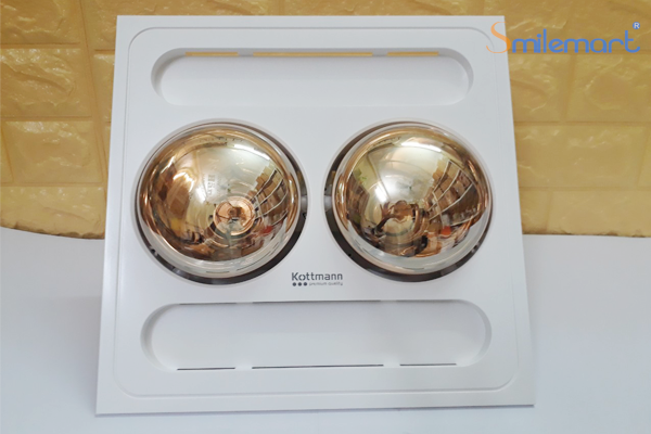 Đèn Sưởi Âm Trần 2 bóng Kottmann K9-S (Điều Khiển Cơ)