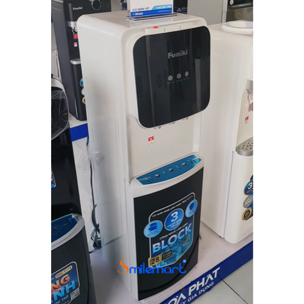 (Model thay thế HHC389) Cây nước nóng lạnh hút bình Funiki FHC B111 3 vòi, lạnh Block