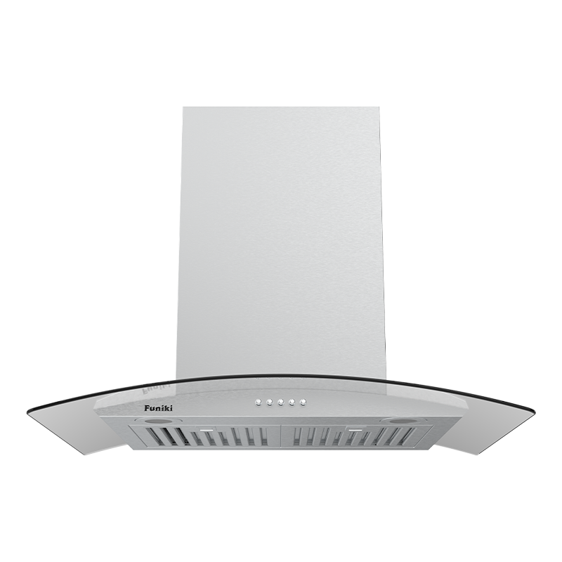 (Bảo hành 26 tháng) Máy hút mùi kính cong Funiki HKH C0270 rộng 70cm, công suất 750 m3/h, sản xuất Việt Nam