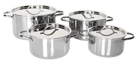 Bộ nồi H.T Cook 4 chiếc Inox liền khối