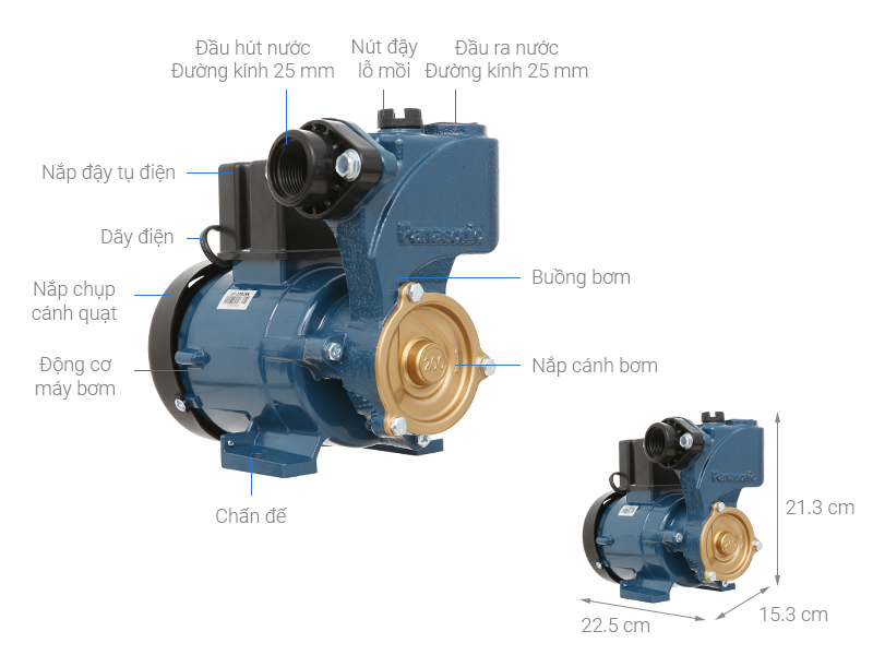 Máy bơm nước đẩy cao Panasonic GP-200JXK-NV5