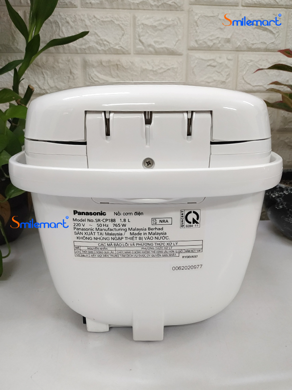 Nồi cơm điện tử Panasonic 1.8 lít SR-CP188NRAM