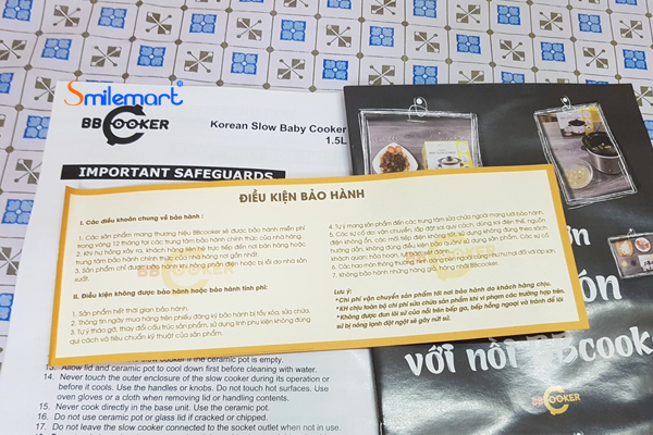 Nồi nấu chậm đa năng 1.5 Lit Baby Slow Cooker