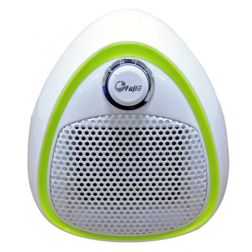 Quạt Sưởi Gốm Ceramic FujiE CH-202 Green - Màu trắng viền xanh lá