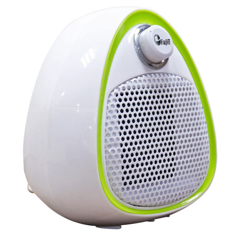 Quạt Sưởi Gốm Ceramic FujiE CH-202 Green - Màu trắng viền xanh lá