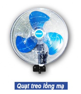 Quạt treo tường công nghiệp Komasu KM500IN (Lồng mạ inox)