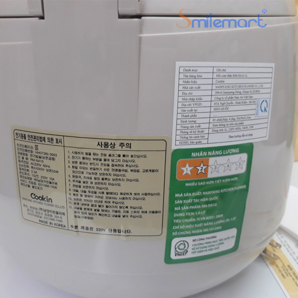 Nồi cơm điện Kitchen Flower RM-NA10