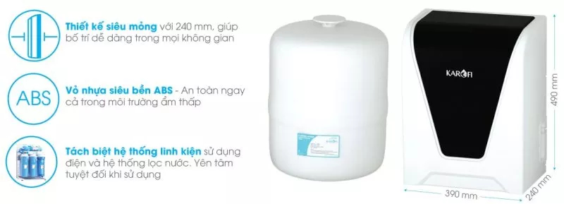 Máy lọc nước Karofi Spdio S-s027