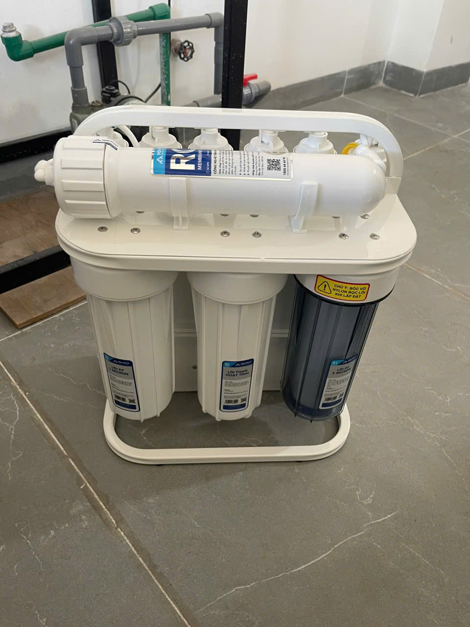 (Miễn phí lắp đặt + Tặng combo 3 lõi lọc thô ) Máy lọc nước RO để gầm Hòa Phát HPU456 / HPU416 10 lõi - bảo hành 36 tháng