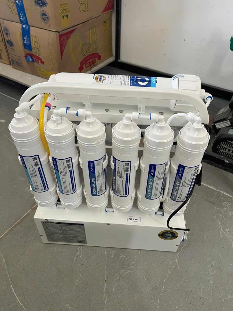 (Miễn phí lắp đặt + Tặng combo 3 lõi lọc thô ) Máy lọc nước RO để gầm Hòa Phát HPU456 / HPU416 10 lõi - bảo hành 36 tháng