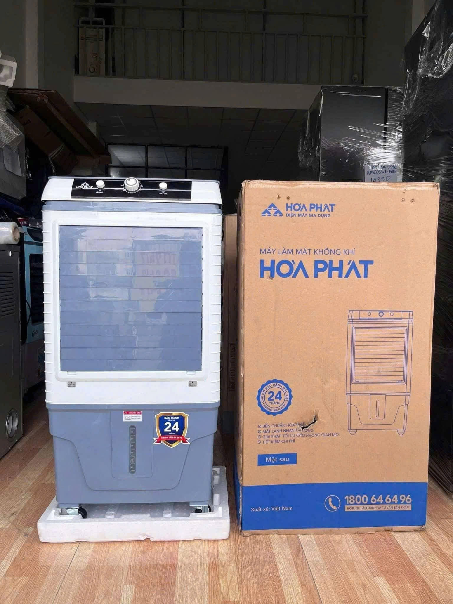 (Bảo hành 24 tháng) Máy làm mát không khí Hòa Phát HPCF1-022 35L, diện tích làm mát 25m² - 30m²