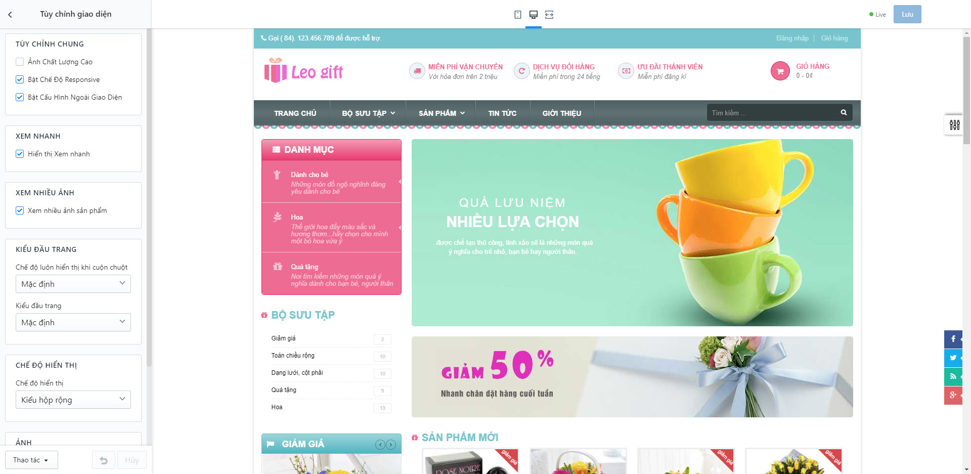 Upload theme