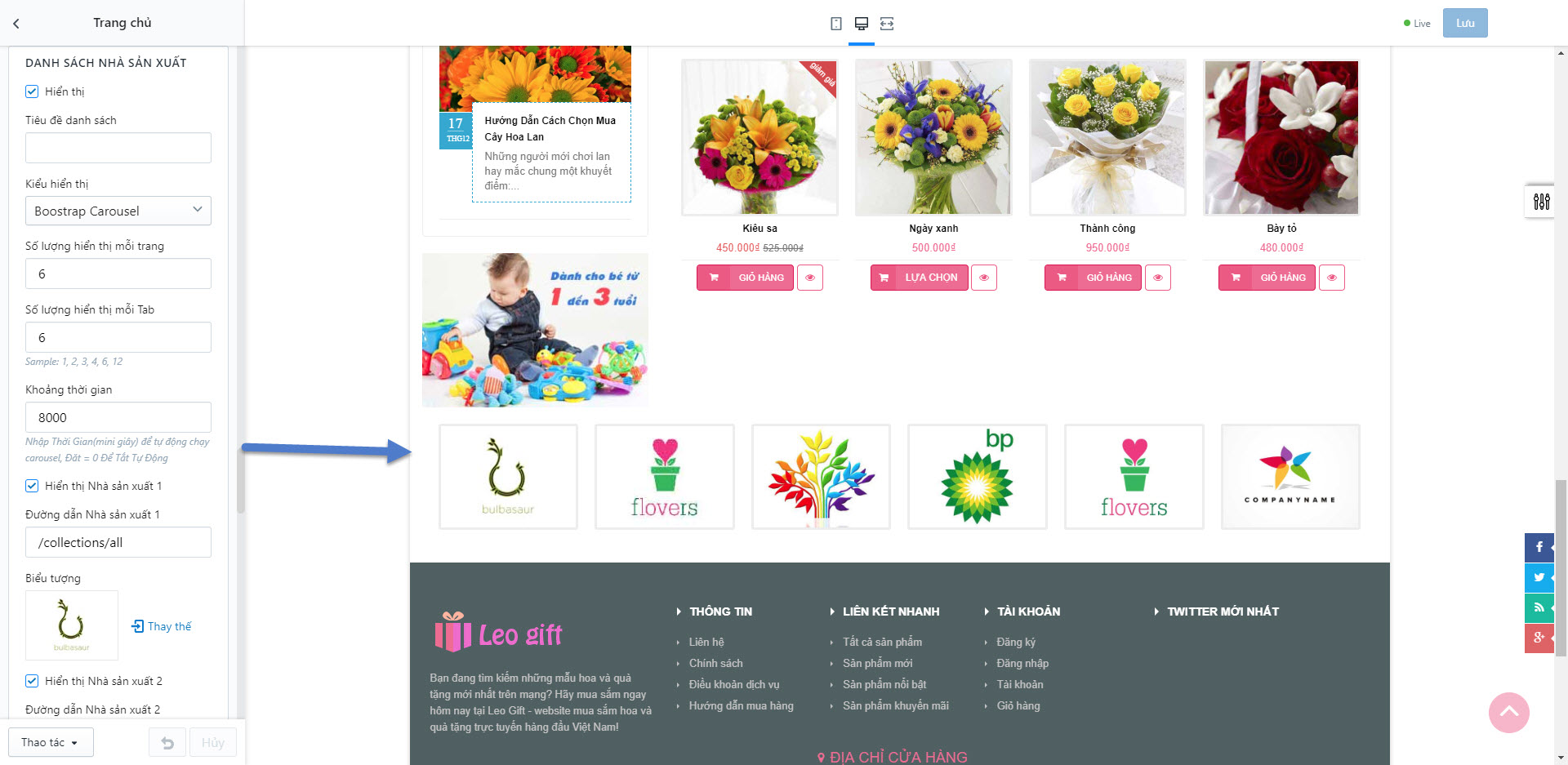 Upload theme