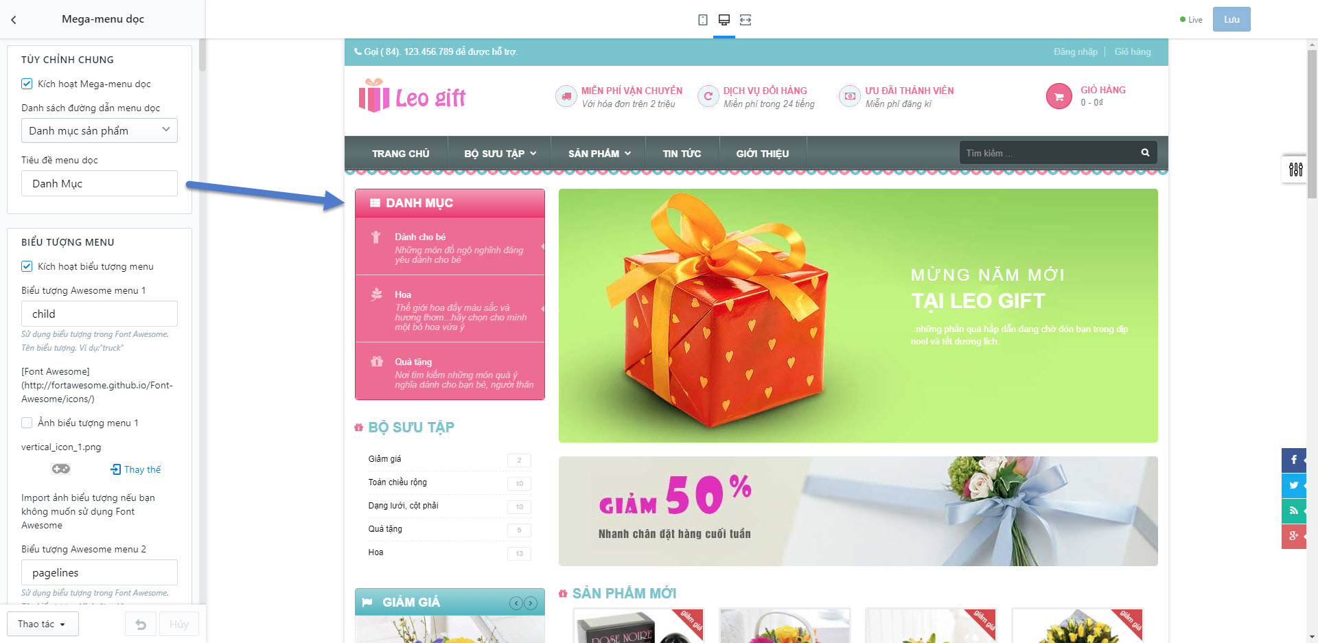 Upload theme