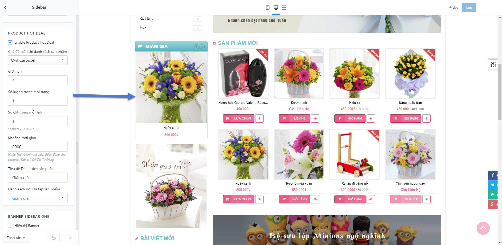 Upload theme