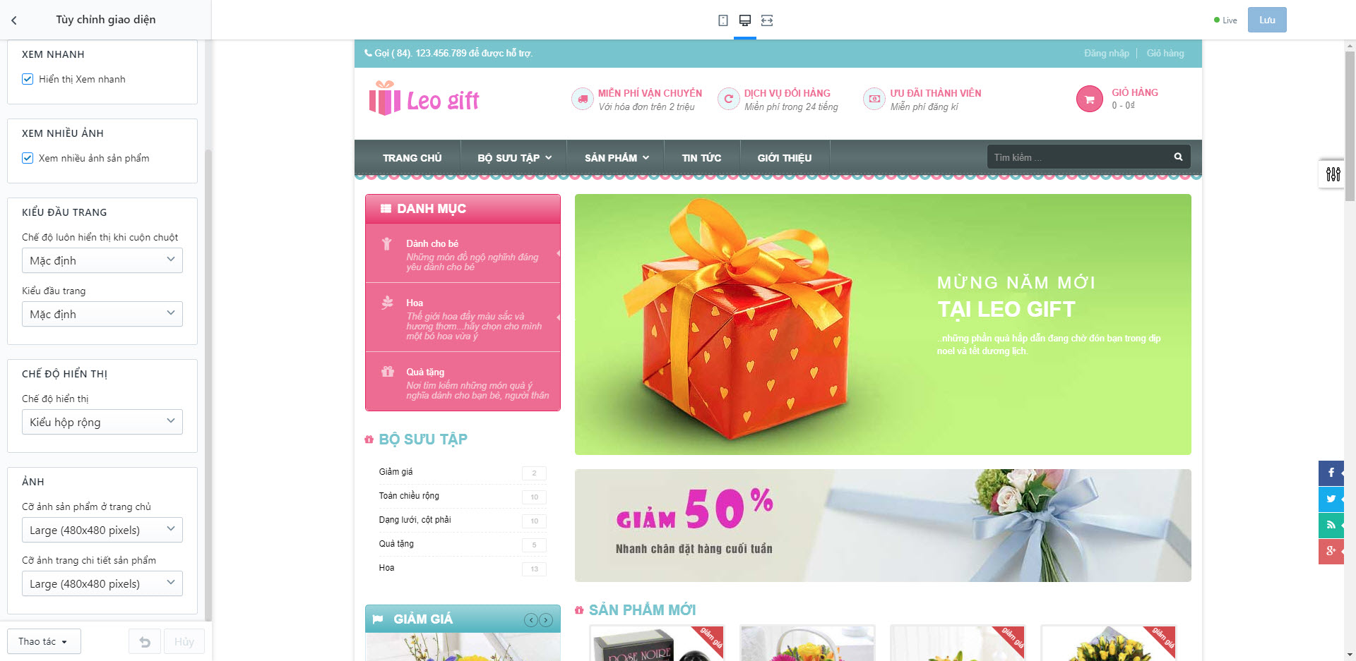 Upload theme
