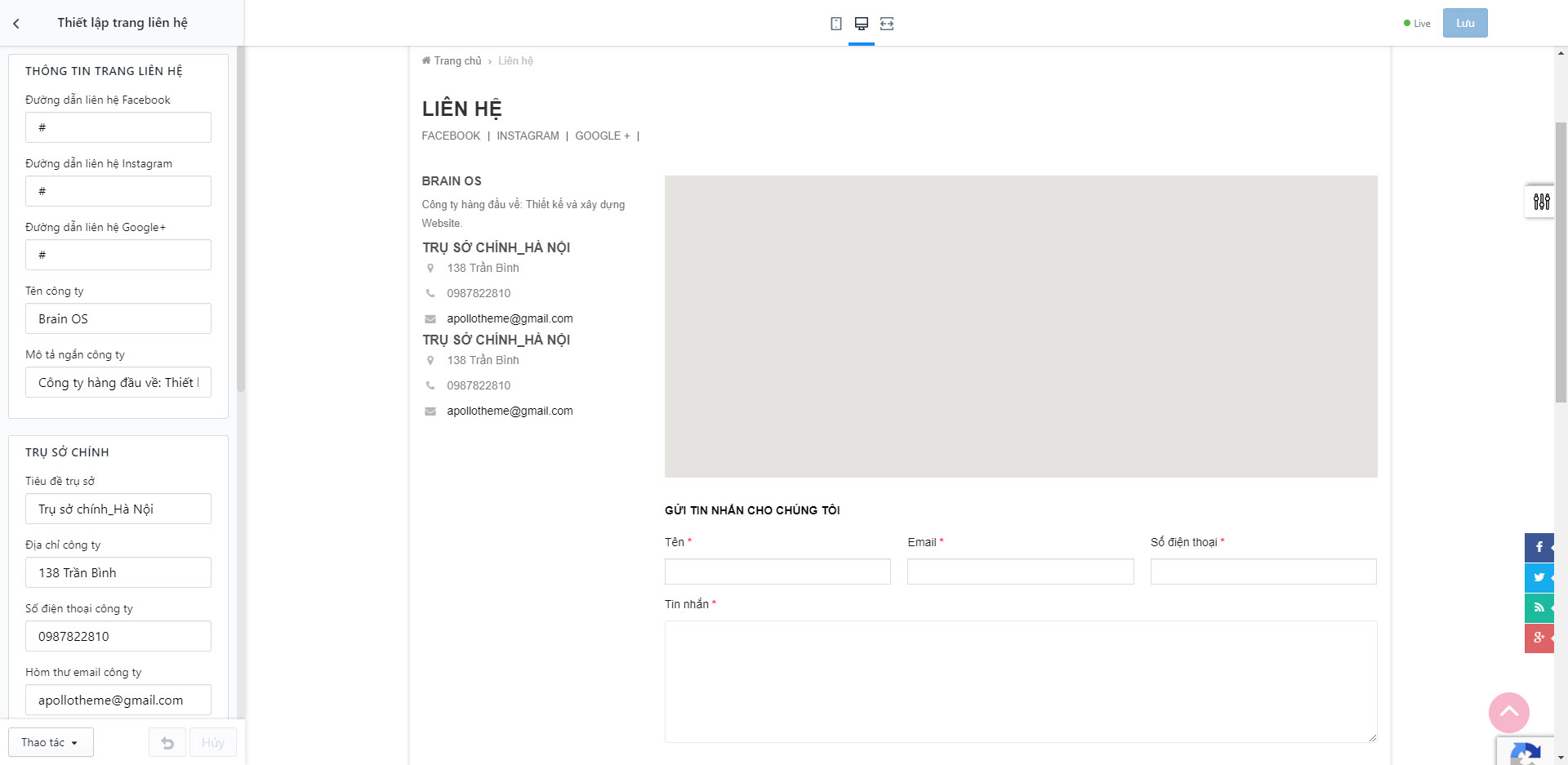 Upload theme