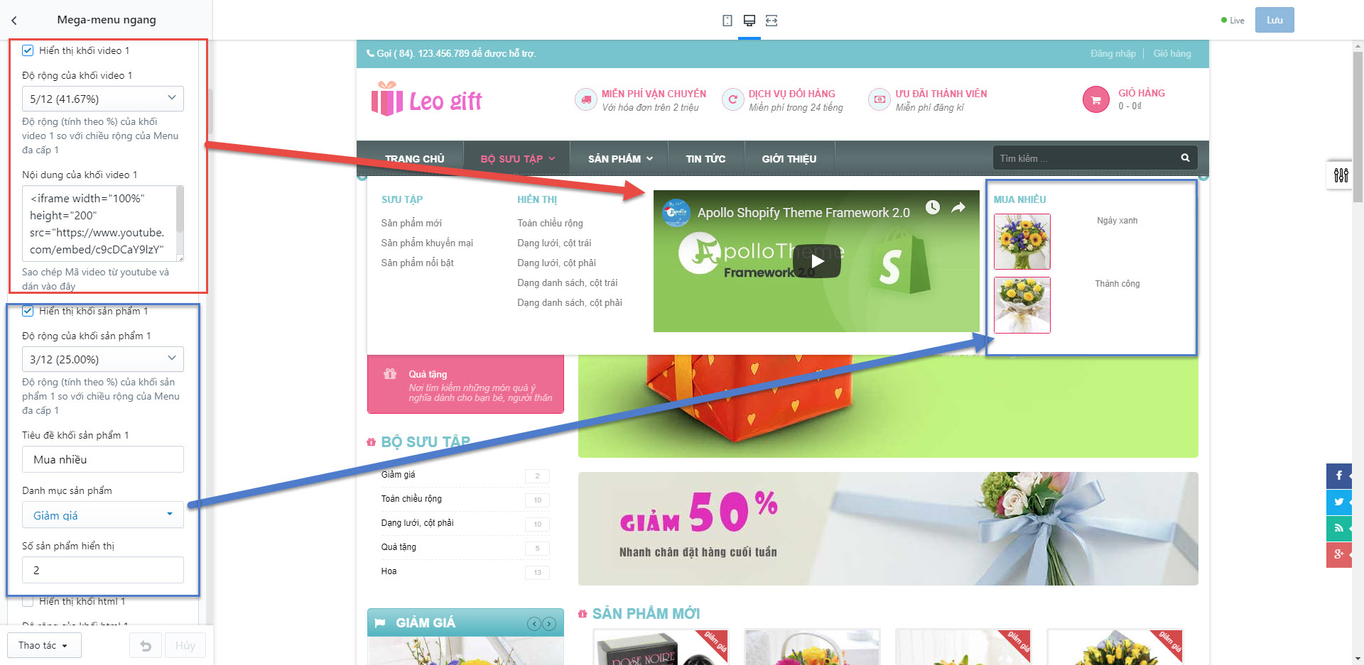 Upload theme
