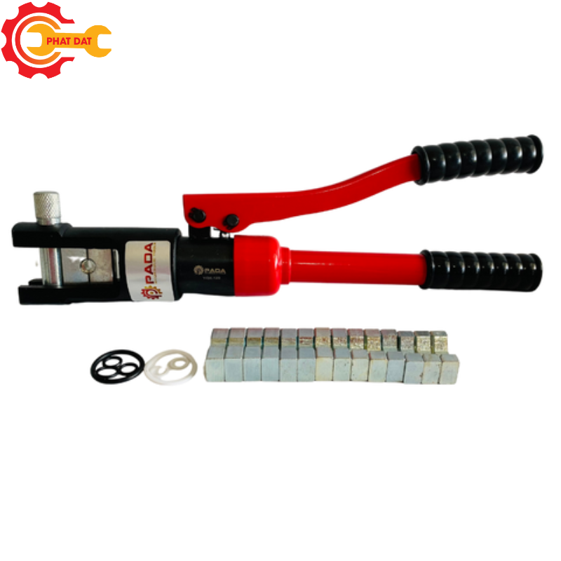Kìm Ép Cos Thủy Lực YQK-120 – Lực Ép 8 Tấn, Phạm Vi Ép 10–120mm², Hành Trình 12mm
