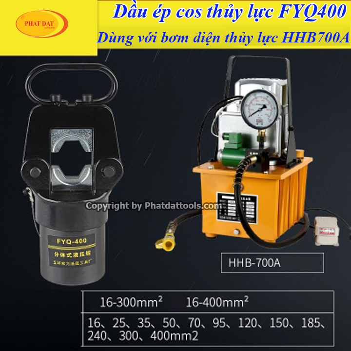 Đầu Ép Cos Thủy Lực FYQ-400