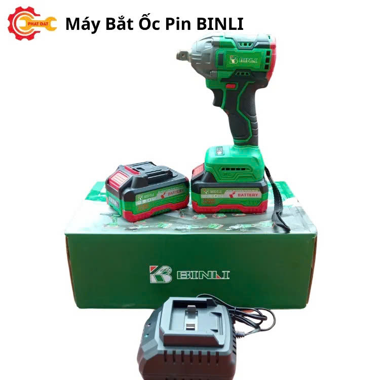Máy Bắt Ốc Pin BINLI – Lực Siết 330N, 2 Pin 21V 4Ah
