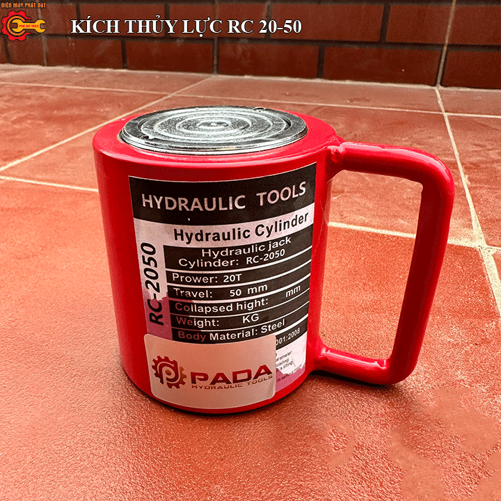 Kích Thủy Lực 20 Tấn RC-2050 – Lực kích 20T, hành trình 50mm