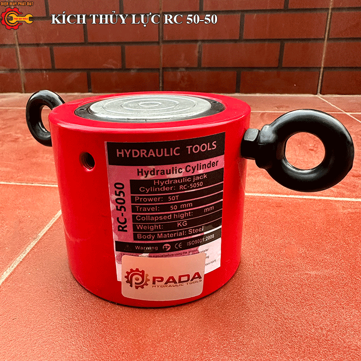 Kích Thủy Lực 50 Tấn RC-5050 – Lực kích 50T, hành trình 50mm