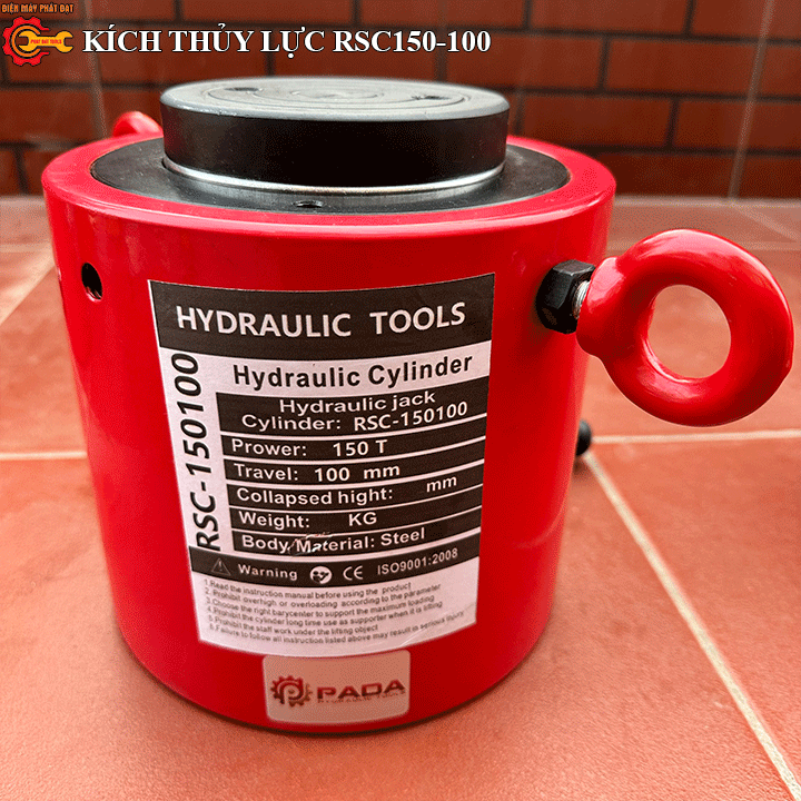 Kích Thủy Lực 150 Tấn RSC-150100 – Lực kích 150T, hành trình 100mm