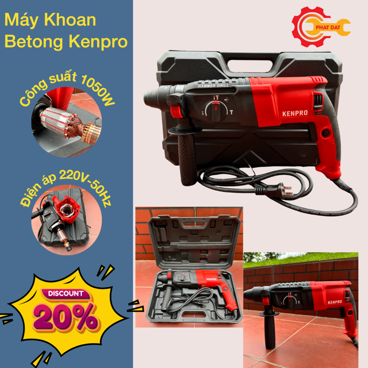 MÁY KHOAN BETONG KENPRO KP-26SE