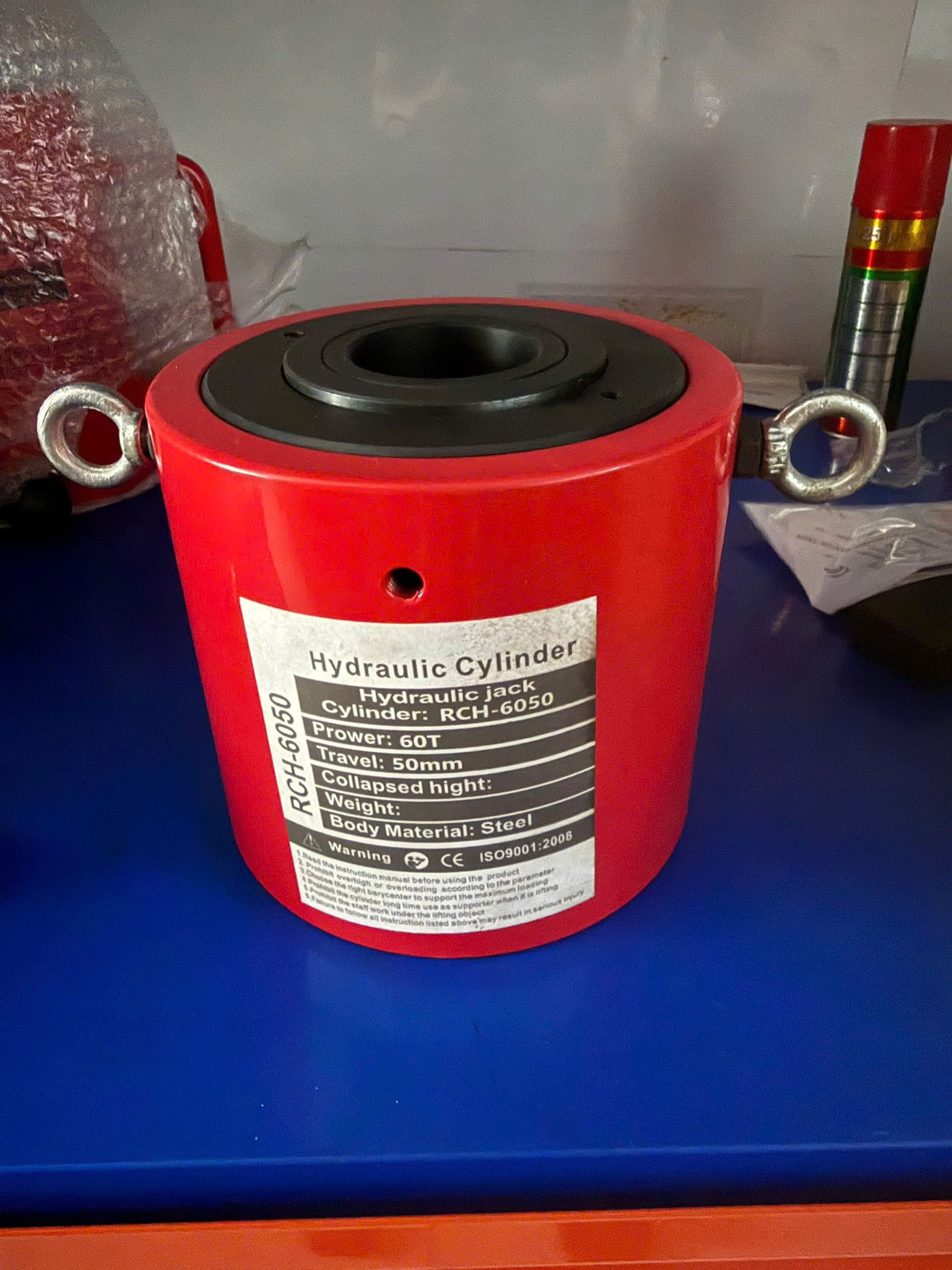 Kích Thủy Lực Rỗng Tâm RCH-6050 – Lực ép 60T, hành trình 50mm