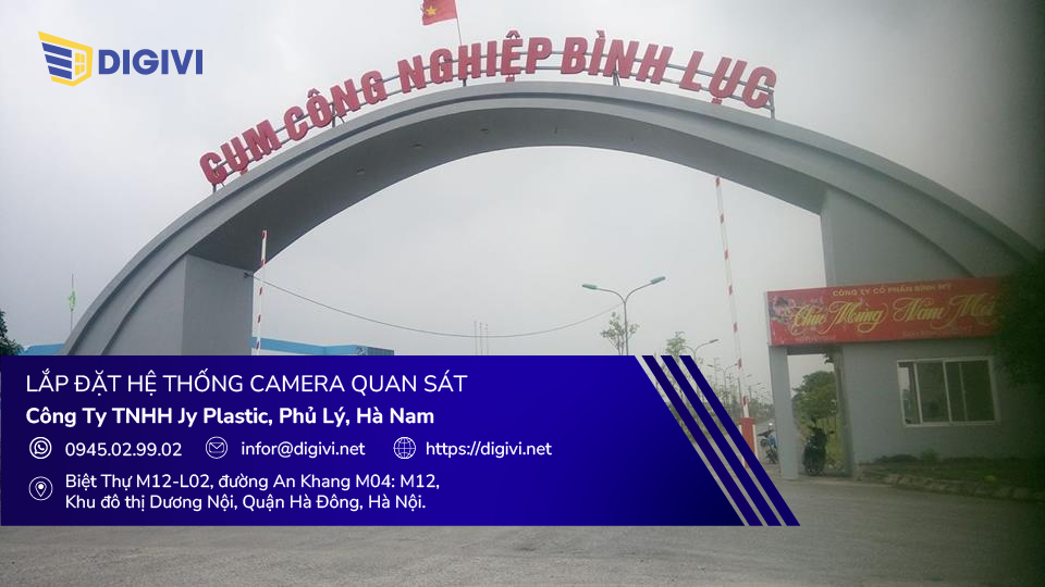 Lắp Đặt Hệ Thống Camera Quan Sát Cho Công Ty TNHH Jy Plastic, Phủ Lý, Hà Nam