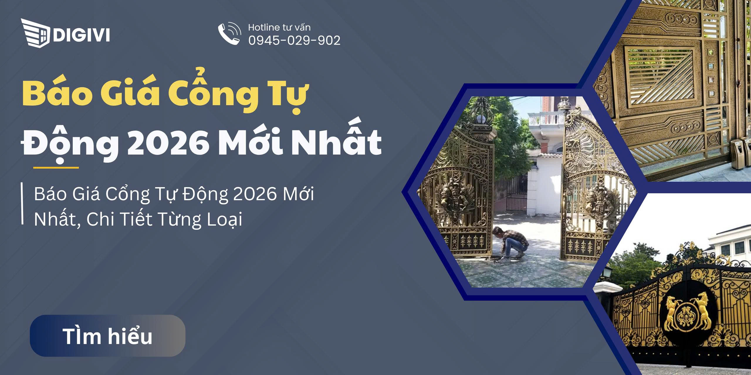 Báo Giá Cổng Tự Động 2026 Mới Nhất, Chi Tiết Từng Loại
