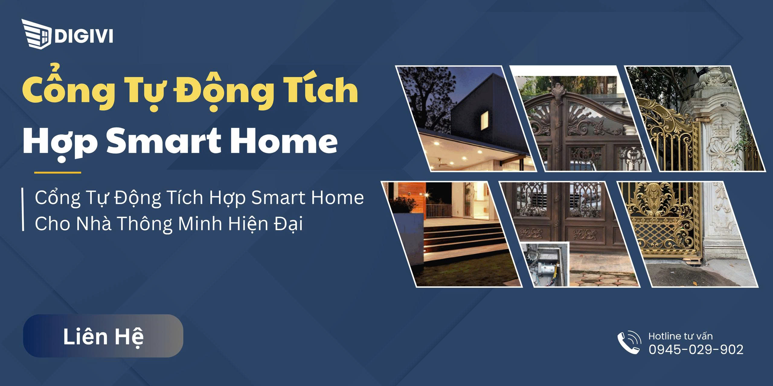 Cổng Tự Động Tích Hợp Smart Home Cho Nhà Thông Minh Hiện Đại
