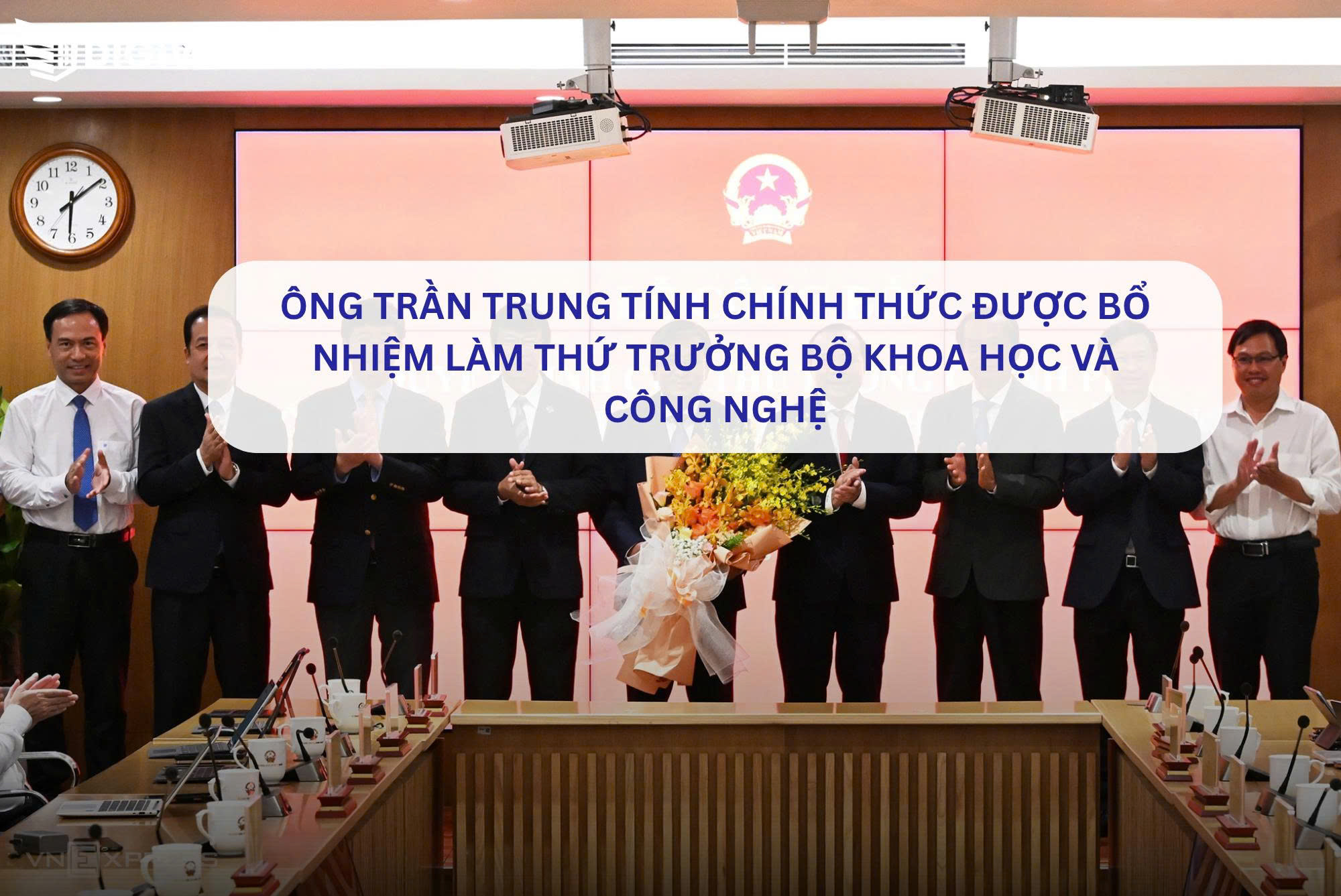 Ông Trần Trung Tính chính thức được bổ nhiệm làm Thứ trưởng Bộ Khoa học và Công nghệ
