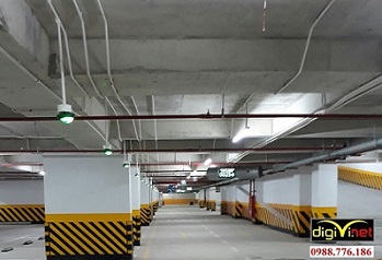 Thi công hệ thống bãi đỗ xe thông minh tại Ecohome Phúc Lợi, Long Biên, Hà Nội