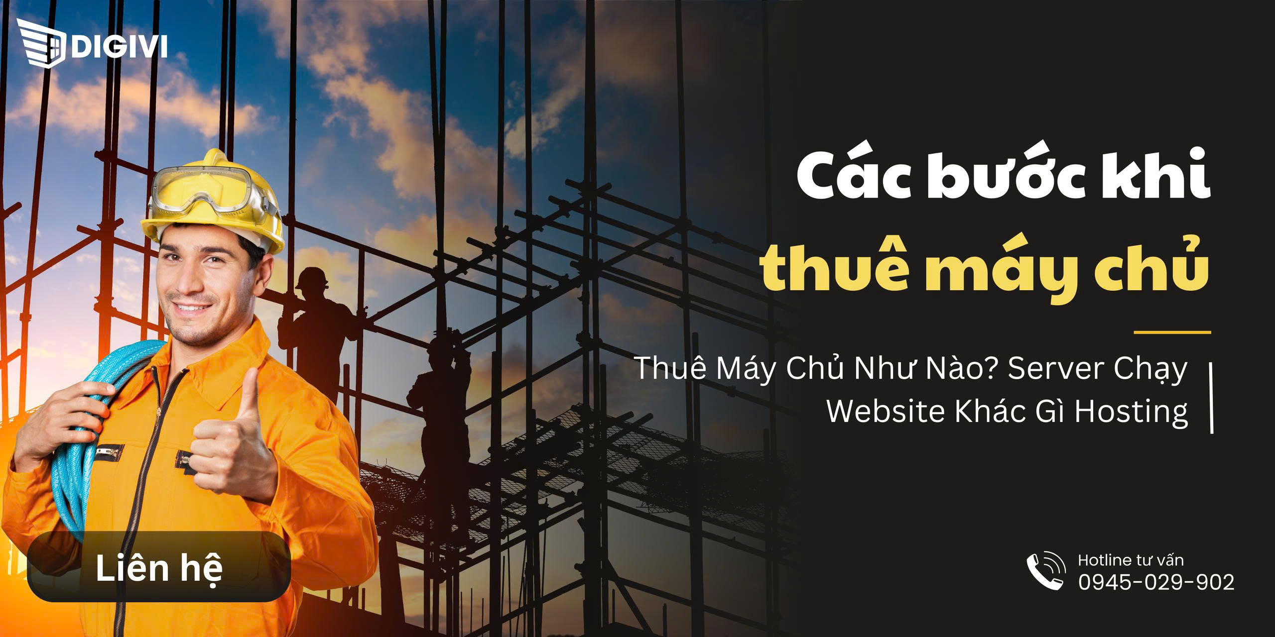 Các bước khi thuê máy chủ?