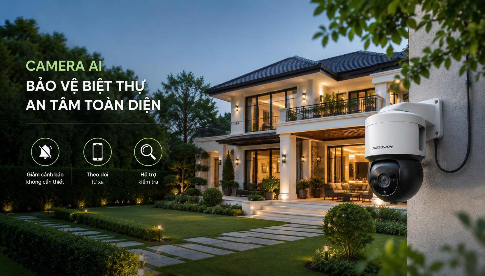 Lợi ích khi sử dụng camera AI cho biệt thự