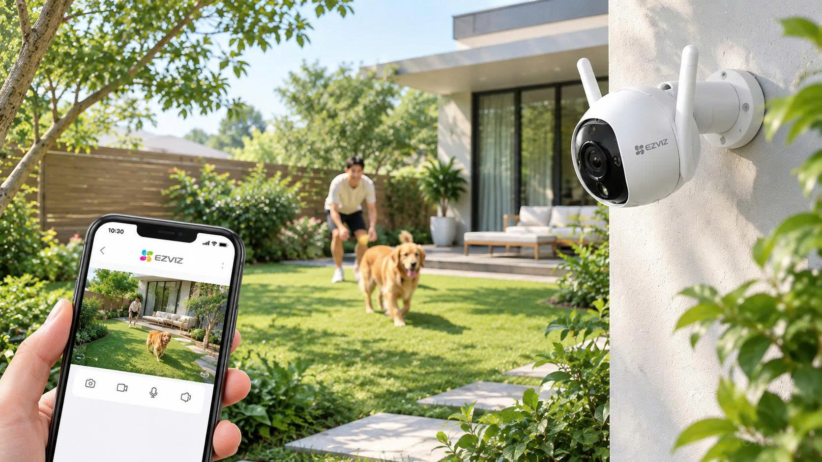 Camera EZVIZ ngoài trời nên lắp ở đâu?